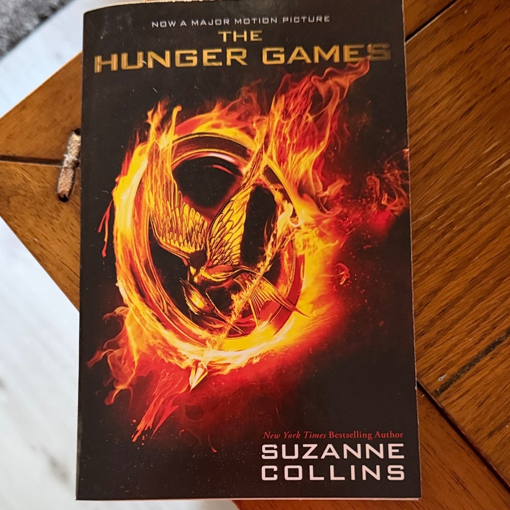 The Hunger Games by - Black and Orange Cover